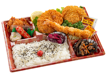 海老ひれミックス弁当